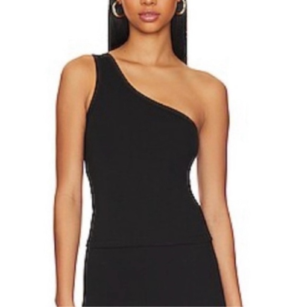 Skin Worldwide Ingeborg Tank Top One Shoulder Ribbed NWT
